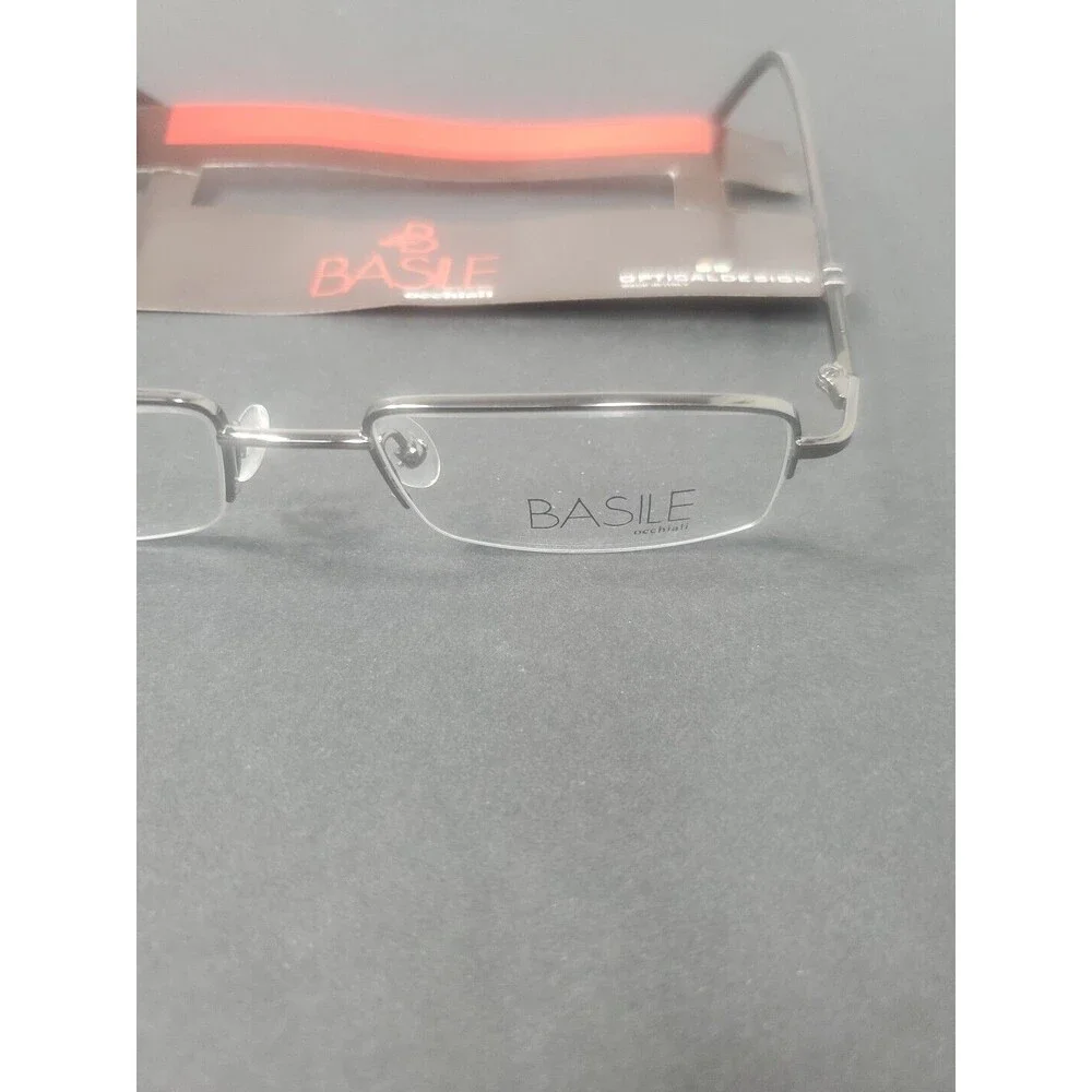 NEW BASILE Occhiali 9306 SILVER EYEGLASSES Sunglasses FRAMES COL 20 49/18 Italy‎